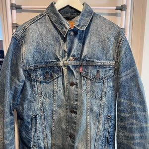 Mens levis denim washed jacket size US: M